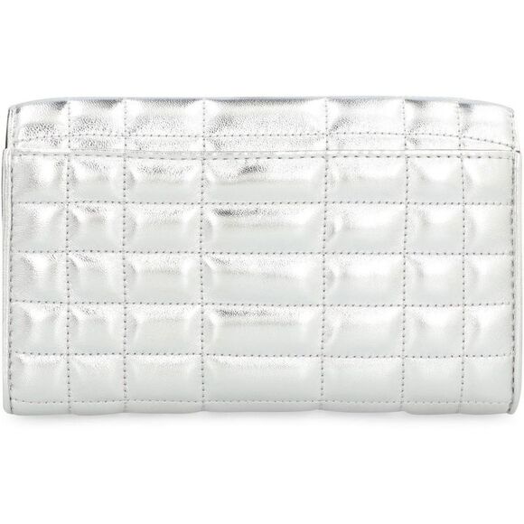 MICHAEL MICHAEL KORS Michael Kors Quilted Leather Shoulder Bag Women SILVER - Picture 3 of 5